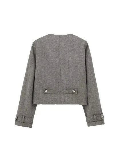Women Wide Pleated Mini Skirt Sets For Women 2 Pieces Fashion Double Breasted Short Jacket Women 2 Pieces Women Outfit Good Vibrations