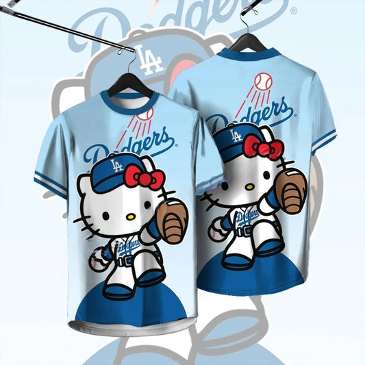Sanrio Cinnamon Roll Sports Parent-child Wear Round Neck Casual, Lightweight, Breathable and Fashionable Short-sleeved T-shirt Good Vibrations