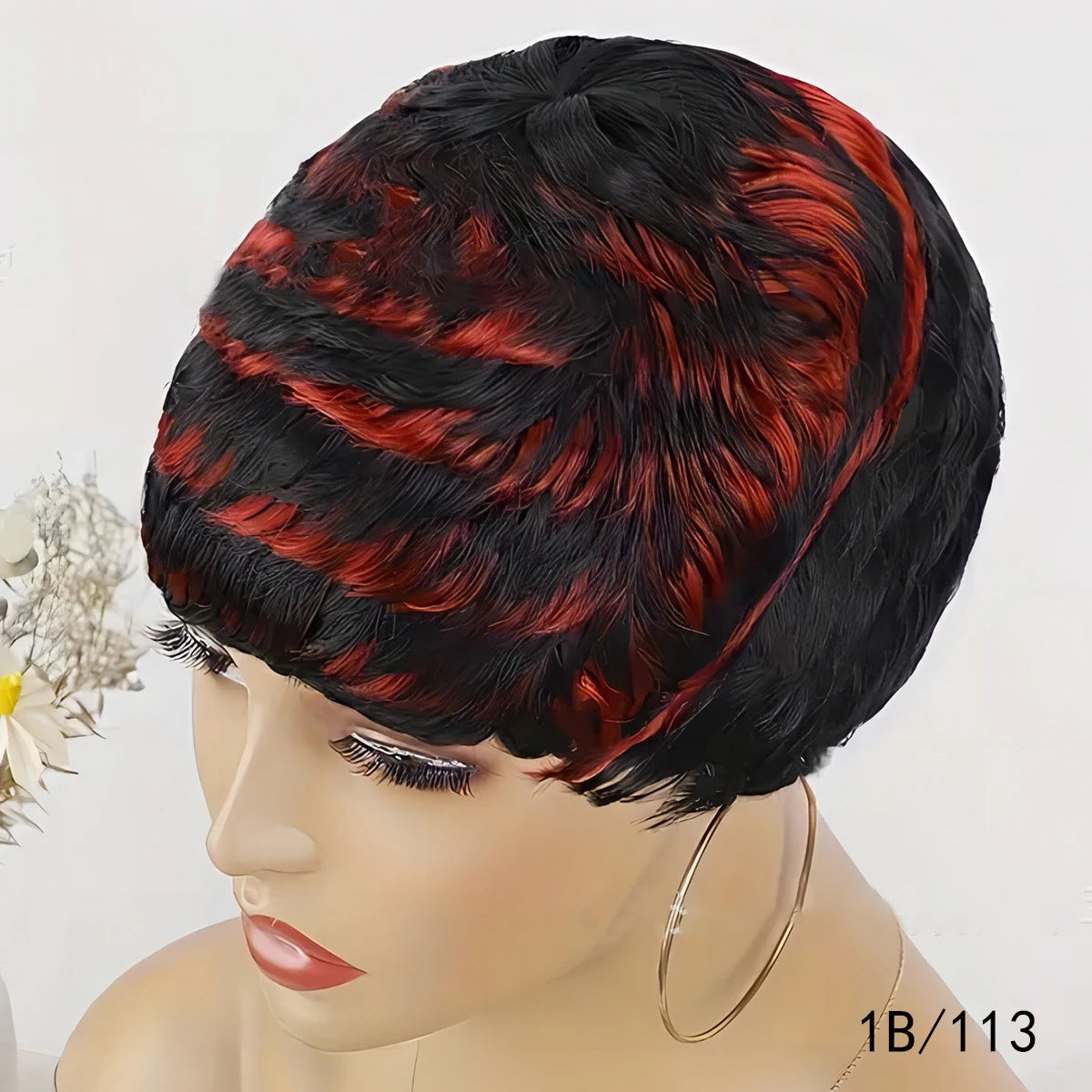 Synthetic Short Pixie Cut Wigs For Women Pixie Cut Short Wavy Layered Wigs Black Wavy Wigs Short Wigs Pixie Cut Wigs For Women Good Vibrations