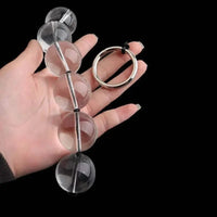 5 Sizes Glass Anal Beads Vaginal Balls Butt Plug Toy BDSM Massager Beads Inserted Plug Erotic Anal Bead Viabrator Accessories GOOD Vibrations