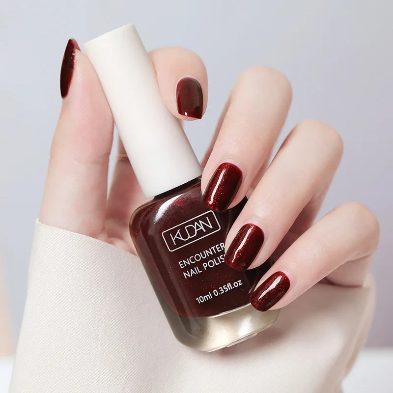 Air Dry Nail Polish 10ml 0.35 oz Water Based Non Toxic Odorless Quick Dry Toenail Finger Gel No Lamp Baking Nail Art Manicure Good Vibrations