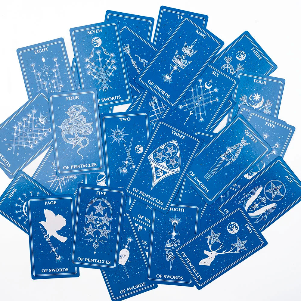 Celestial Tarot filled with the mysterious atmosphere of cosmic celestial bodies Divination Edition Deck Board Playing Games Good Vibrations