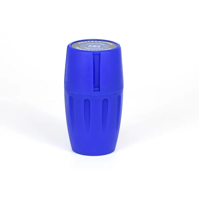 2 in 1 Wine Barrel Shaped Tobacco Grinder with Hemp Storage Jar Portable 45*81mm Manual Herb Crusher Smoking Accessory Good Vibrations