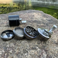 4-Layer Zinc Alloy  40mm Herbal Crusher Tobacco Grinder Smoke Manual Kitchen Herb Metal Layer Grinders Spice Mill  Accessories GOOD Vibrations Adult Super Store