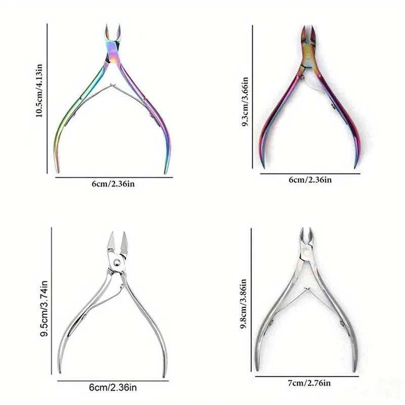 10Pcs/lot Nail Art 100/180 Grit Professional Files Buffer Sponge Block Brush Nail Scissors Kit With Cuticle Nipper Pushers Good Vibrations