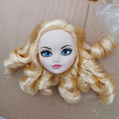 Monstering High Doll Toy Head No Hair Doll  Heads DIY Plants Hair Head Doll Bald Heads Original Rare Collection Head Toys Good Vibrations