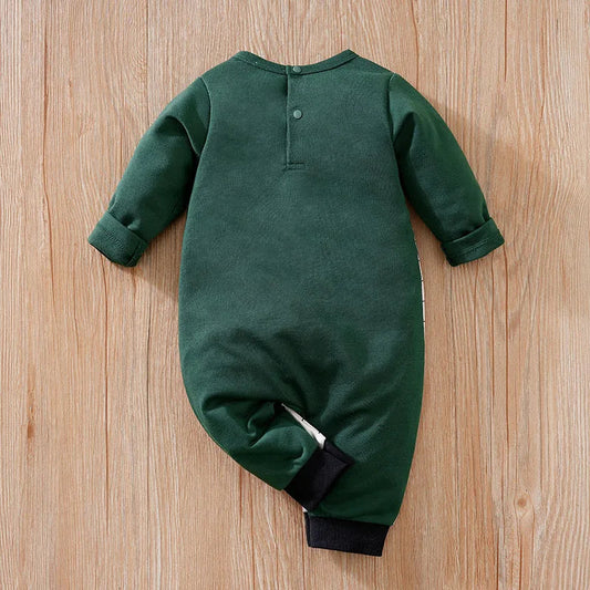 0-18 Newborn Spring And Autumn Cute Cartoon Backband Giraffe Comfortable Boys And Girls Long Sleeved Baby Bodysuit Good Vibrations