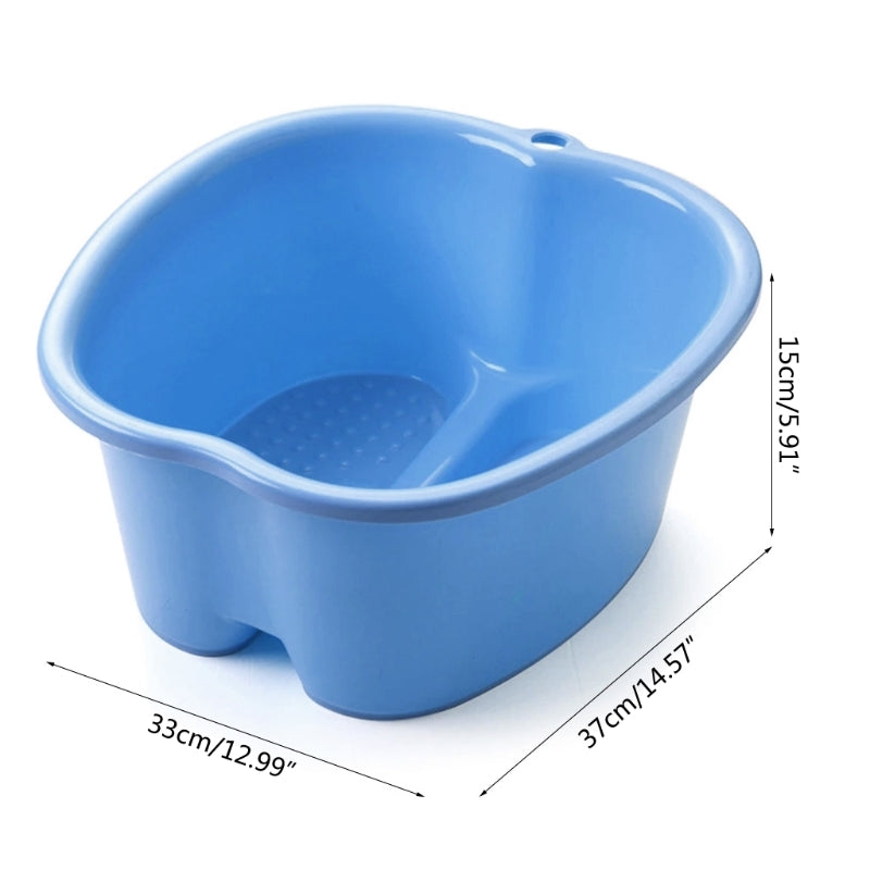 Plastic Large Foot Bath Spa Tub Basin Bucket for Soaking Feet Detox Pedicure Massage Portable 4 Colors Good Vibrations Adult Super Store