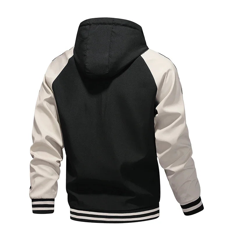 Men's Jacket Autumn Spring Ride High-performance Windbreaker Clothing Motorcycle Jacket Male Motorcycle Coats Windproof Striped Good Vibrations