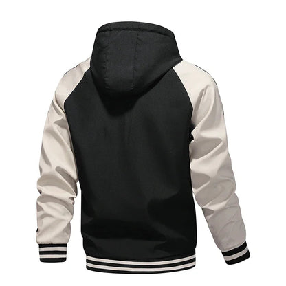 Men's Jacket Autumn Spring Ride High-performance Windbreaker Clothing Motorcycle Jacket Male Motorcycle Coats Windproof Striped Good Vibrations