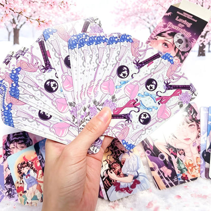 “Loving or Destroying” Anime-style Tarot Deck, 78 Cards per Set (10.2x6.0cm), Destiny Divination Board Game, Witch Prophecy Card Good Vibrations