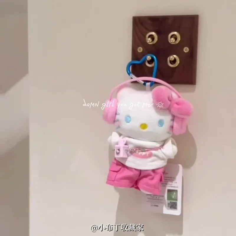 Hellokitty Doll Keychain Pack Packaging Decoration Hellokitty Hold Red Can Pendant Cute Gift Accessories Toys Good Vibrations
