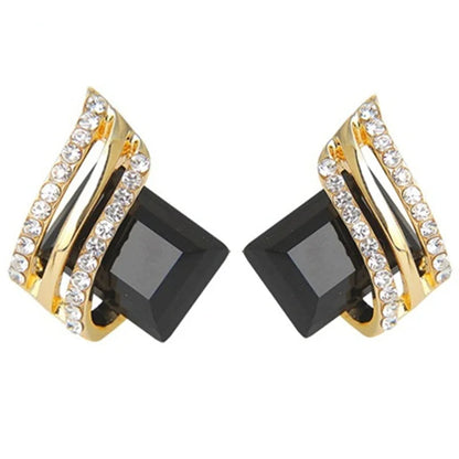Zircon Crystal Rhombus Wings Earrings for Women Birthday Gifts Jewelry Good Vibrations