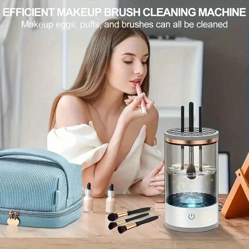 Makeup brush cleaner, a gift for important holidays, a must-have efficient cleaning and beauty tool for lazy people Good Vibrations