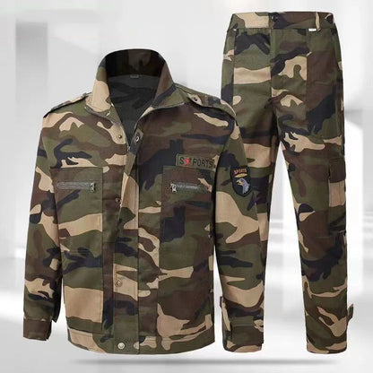 New Product Ruins Camouflage Overalls Suit Male Spring And Autumn Wear-resistant Dirt-resistant Tear-resistant Construction Site Good Vibrations