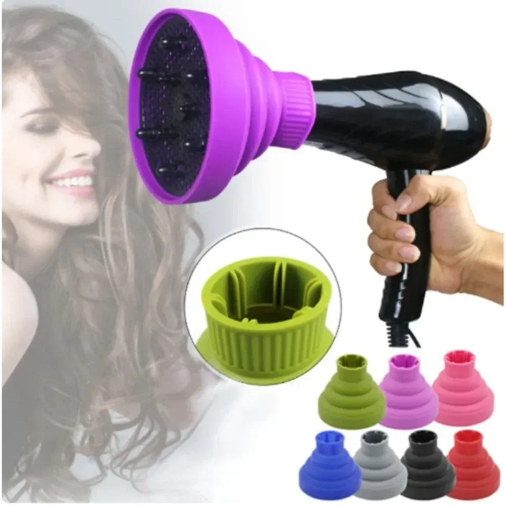 Silicone Hair Styling Tool Accessories Suitable Universal Hair Curl Diffuser Cover Diffuser Disk Hairdryer Curly Drying Blower Good Vibrations