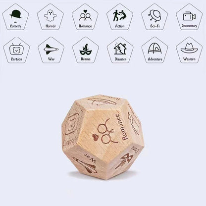 Dice for Her Him Couples Gift Ideas Food Decision Dice Games Christmas Birthday Valentines Day Gifts for Wife Husband Good Vibrations