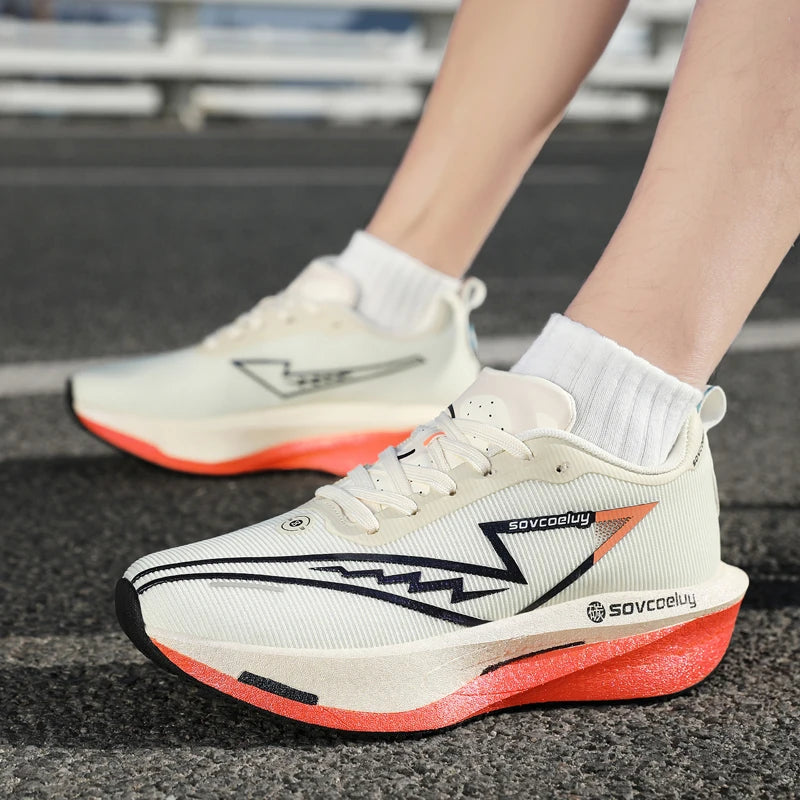 Running Shoes Carbon Board Speciality Men Sports Breathable Lightweight Women's Comfortable Marathon Athletic Nonskid Sneakers Good Vibrations