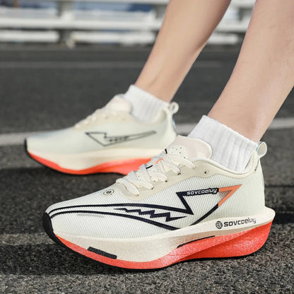 Running Shoes Carbon Board Speciality Men Sports Breathable Lightweight Women's Comfortable Marathon Athletic Nonskid Sneakers Good Vibrations