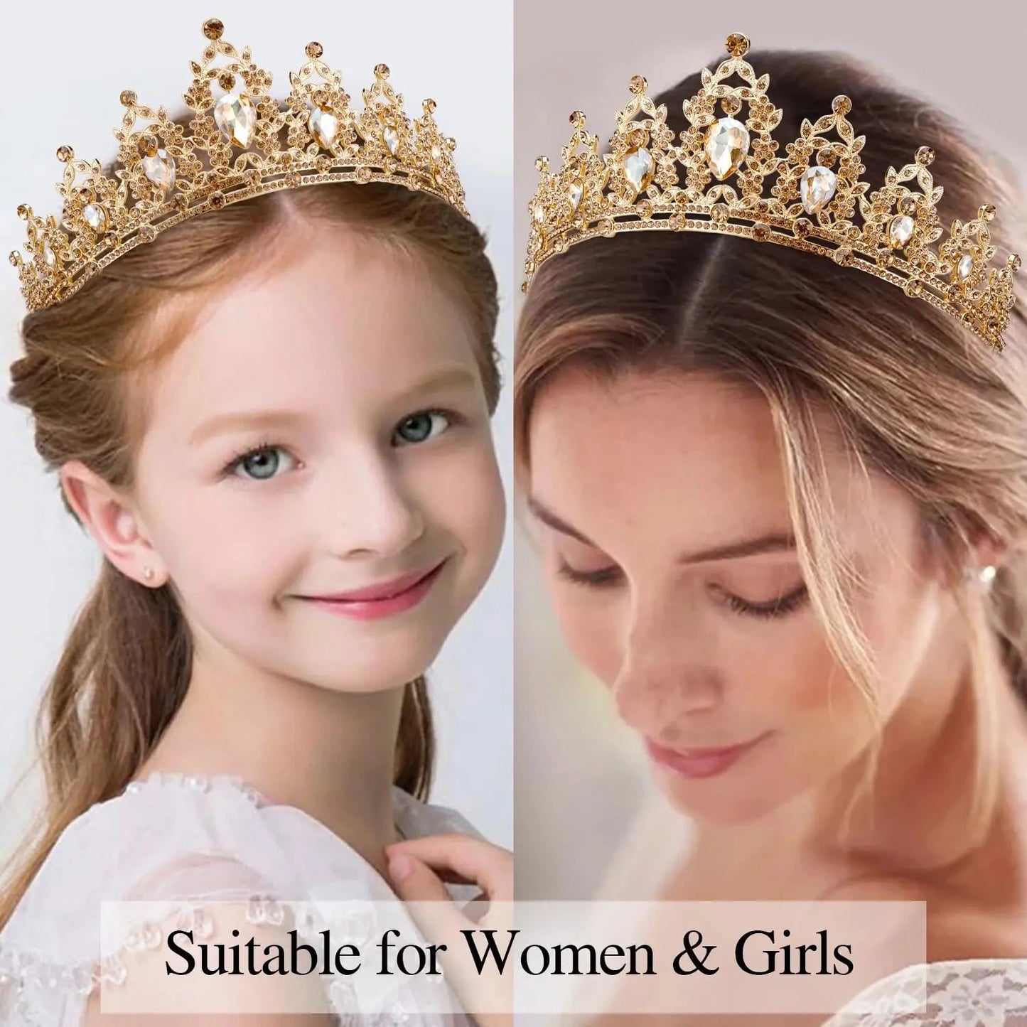 Birthday Crown and Birthday Queen Sash Birthday Girl Princess Birthday Party Decorations Happy Birthday for Party Birthday Gifts Good Vibrations