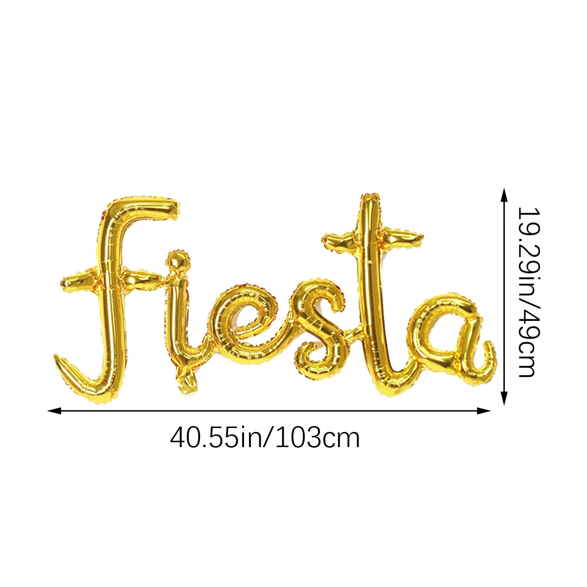 2025 Fiesta Party Decoration Balloons Mexican Fiesta Party Decorations Taco Luau Decorations Birthday Party Supplies Home Decor Good Vibrations