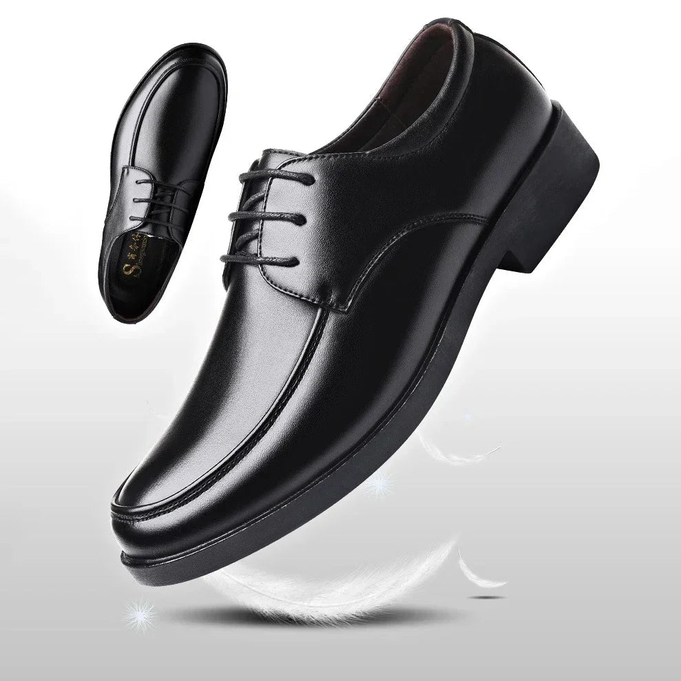 Mens Dress Shoes Men's Formal Original Leather Italian Skin Shoes for Men Elegant Casual Business Luxury Social Male Shoe Good Vibrations