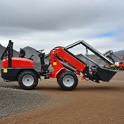 Mini Telescopic Front Wheel Loader Small Arm Earthmoving Machinery Factory Direct Customized Sales Good Vibrations