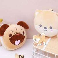 Creative 2 in 1 Eye Mask Neck Pillow Cartoon Soft Travel Eye Cover Airplane Head Pillow for Travel&Office Good Vibrations