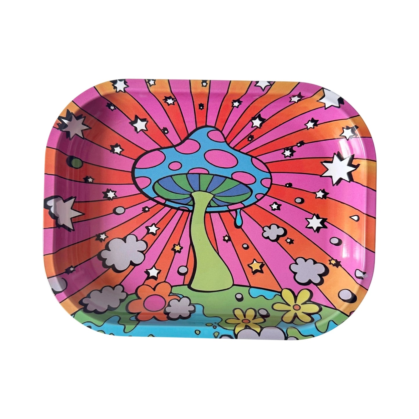 7x5.5inch Rolling Tray Smoking Accessories New Arrivals Good Vibrations