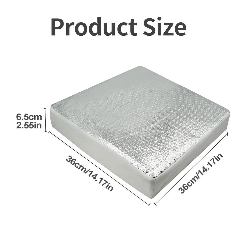 RV Vent Insulator Reflective Waterproof RV Roof Vent Cover Automotive Supplies for Hot Day Winter Camping Road Trip Good Vibrations
