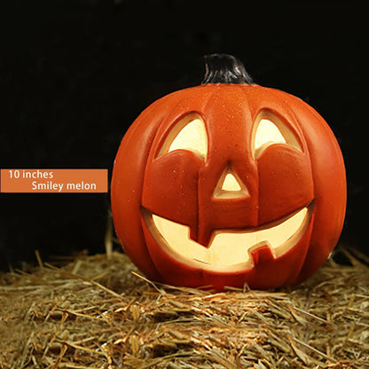 Party Decoration Diy Ornament Holiday Decor Halloween Led Pumpkin Light Jack O Lantern Spooky Carved Pumpkin Lamp 2026 Home Yard Good Vibrations