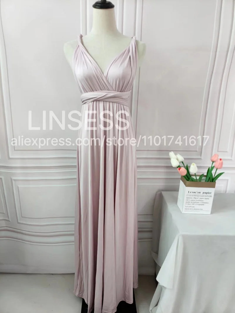 Multiway Maxi Dress Bridesmaid Dress Infinity Cocktail Dress Floor Length Bridesmaid Dress Maxi Dress for Bridesmaid Gifts Good Vibrations