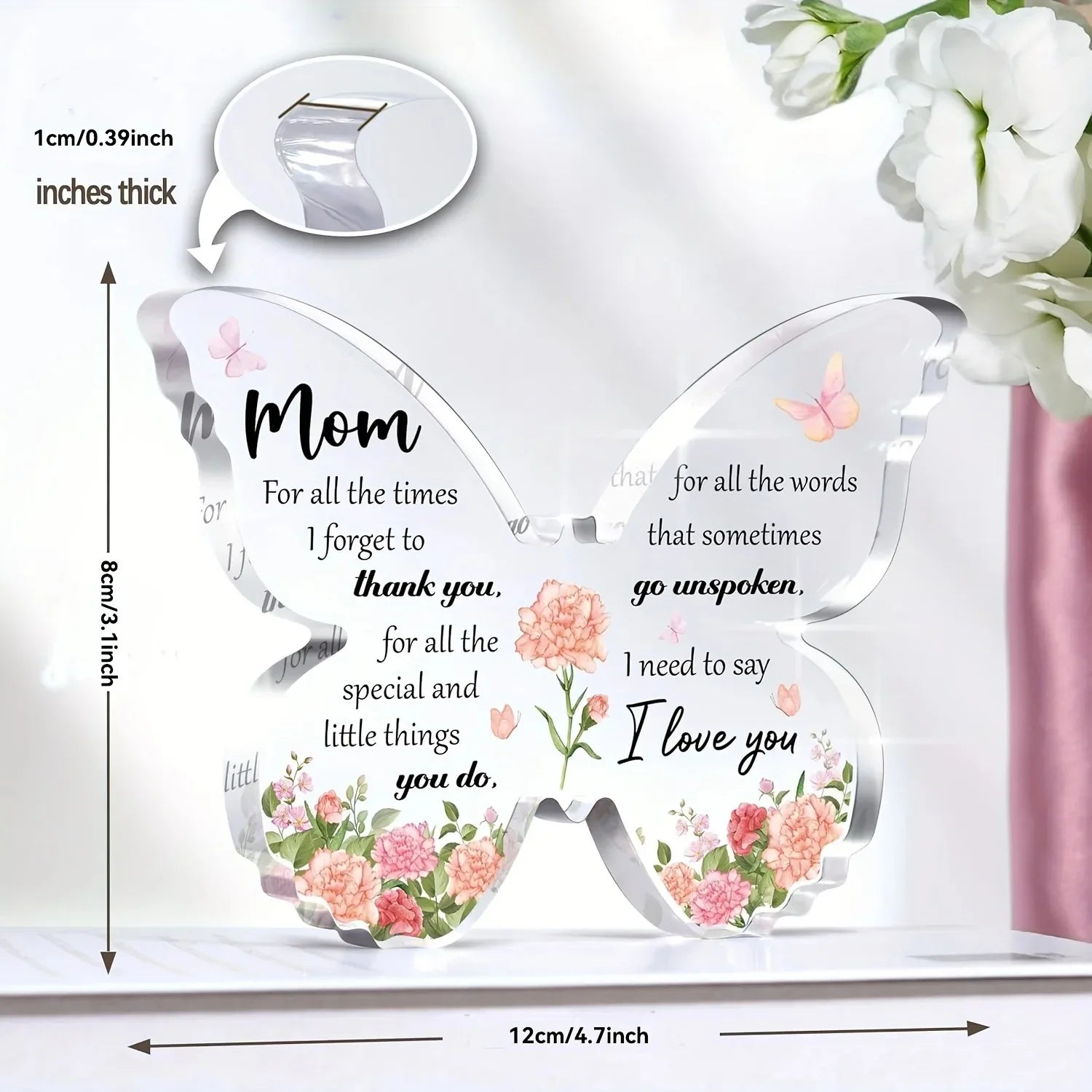 Gifts for Mom Delicate Birthday Gifts for Mom from Daughter Son Heartwarming Mom Birthday Gift Thanksgiving Mothers Day for Mom Good Vibrations