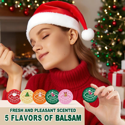 Christmas gift set -100 pieces/box batch lipstick, hand cream, balm, Christmas tree card and red organza bag Good Vibrations