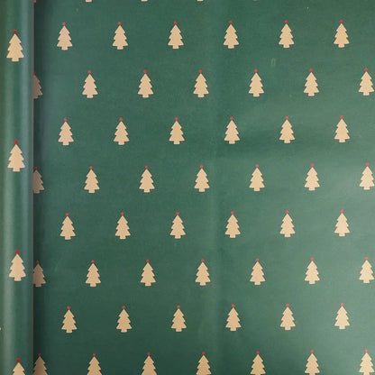 24/1Rolls Christmas Xmas Tree Santa Claus Snowflake Wrapping Paper DIY Craft Gifts Packaging Paper Party Home Decoration Good Vibrations