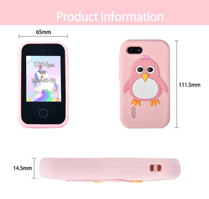 Toy Phone for Kids with Dual Camera Kid Smart Phone for Boys Girls Gifts Music Player 18 Games Toddler Learning Mini Toy Phone Good Vibrations