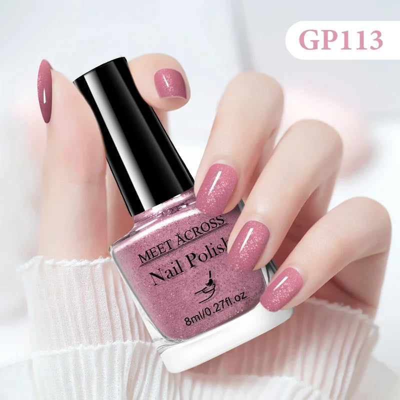 8ml Water-Based Nail Polish 48 Colors Long Lasting Quick Drying No Need of Lamp to Cure Nail Supplies Vernis for Nails Manicure Good Vibrations