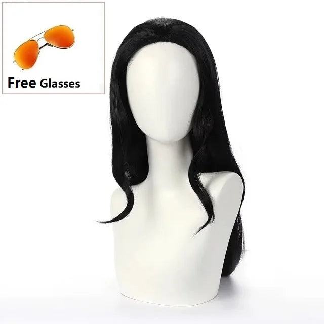 Anime Cosplay Costume Dress Outfits Nico Robin Cosplay Costume Glasses Party Wig Suit Costumes For Girl Halloween Carnival Suit Good Vibrations