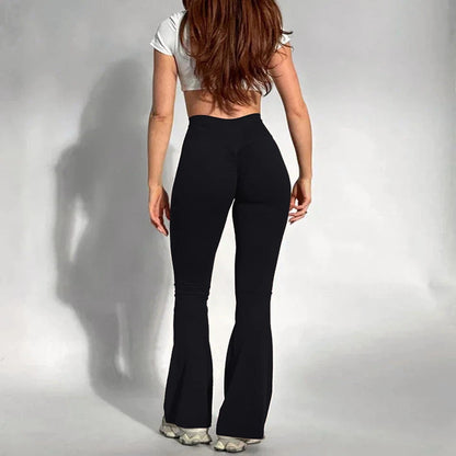 High Waist Workout Yoga Leggings Fitness Butt Lifting Scrunch Butt Sports Gym Pants Women Good Vibrations