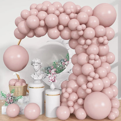 5-18in Boho Birthday Balloons Twilight Pink Blue White Sand Balloons for Wedding Birthday Baby Shower Graduation Party Decor Good Vibrations