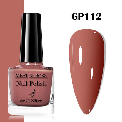 48 Colors Nail Polish Quick Dry No-bake Lasting Water-based Tearable Manicure Not Easy To Fade Semi-permanent Varnish Nail Art Good Vibrations