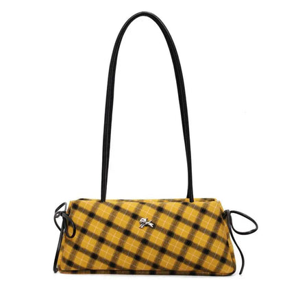 Striped Shoulder Bag for Women with Spacious Interior Lightweight Tote  for Commuting and Shopping Good Vibrations