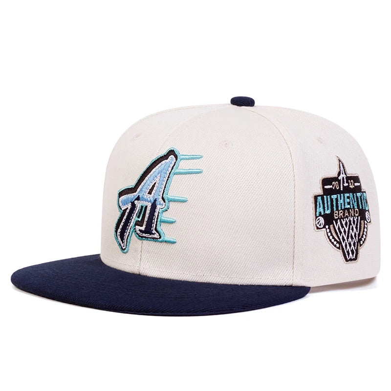 Unisex A Letter Embroidery Side Basketball Hip-hop Hats Spring Autumn Outdoor Adjustable Casual Baseball Caps Sunscreen Hat Good Vibrations