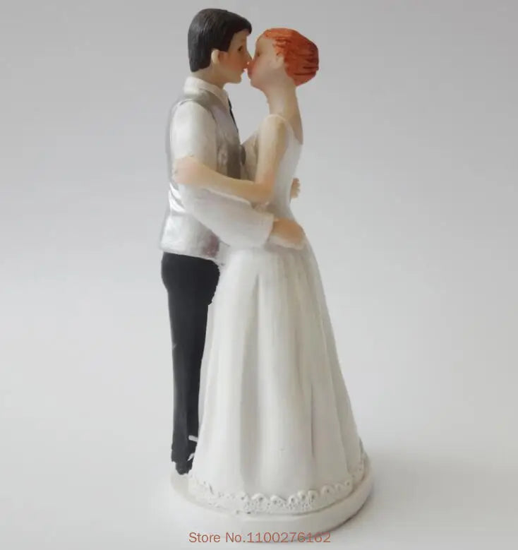 Cake Toppers Dolls Bride and Groom Figurines Funny Wedding Cake Toppers Stand Topper Decoration Supplies Marry Figurine Good Vibrations