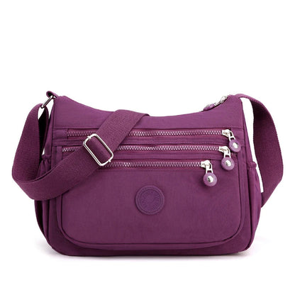 Shoulder Bag Crossbody Bag for Women Messenger Bags Waterproof Nylon Ladies Handbag Good Vibrations