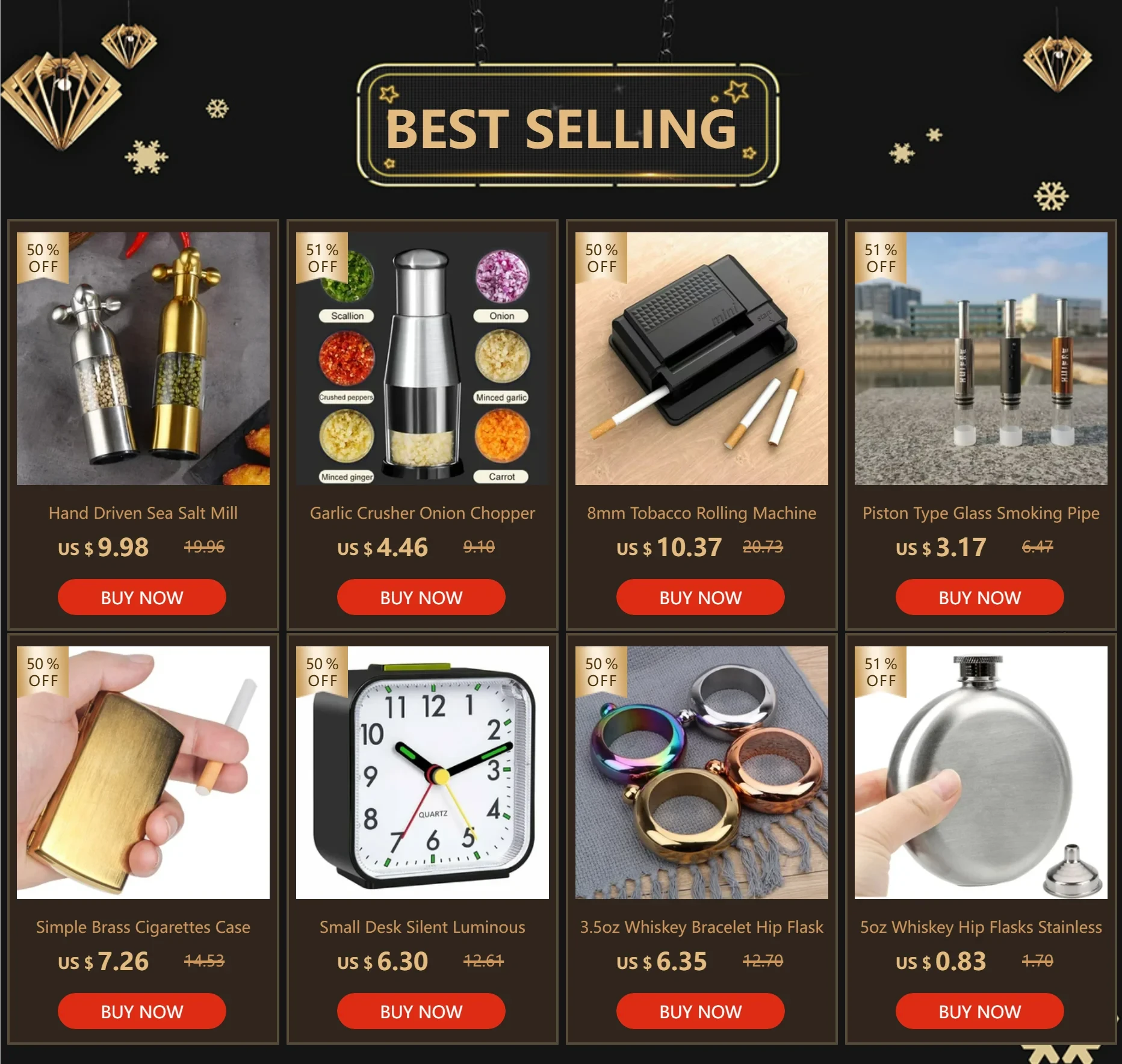 Retro Copper Tobacco Box Cigarette Case 20 Capacity Vintage Metal Brass Cigar Storage Box Smoking Accessories Good Vibrations Adult Super Store