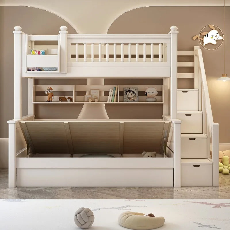 Comforter Wooden Kids Beds Boundary King Size Modern Style Bunk Children Beds Princess Bedroom Litera Infantil Kids Furniture Good Vibrations