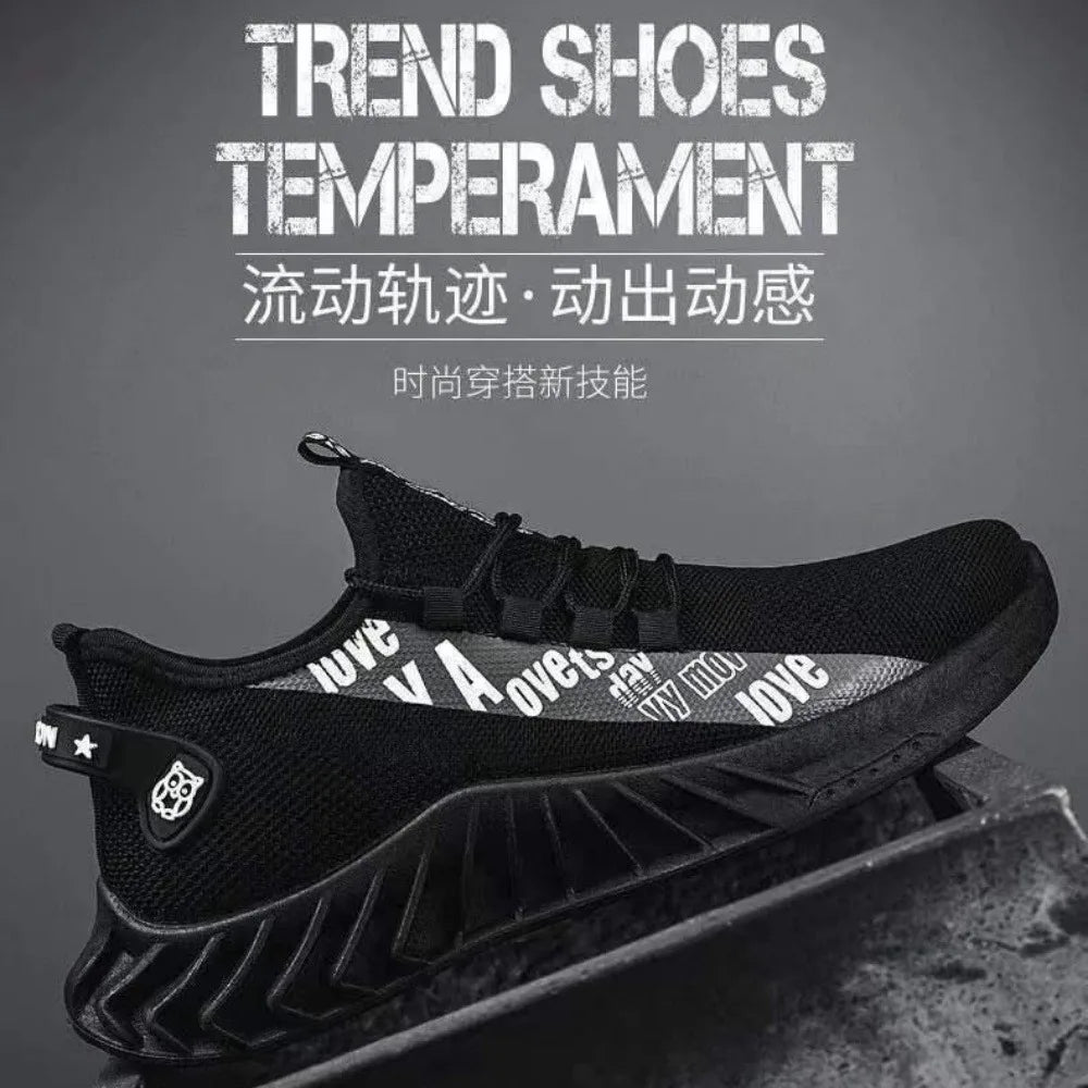 Sneakers for Men Fashion Men's Casual Sneakers Comfortable Breathable Running Tennis Shoes Zapatillas De Hombre Good Vibrations