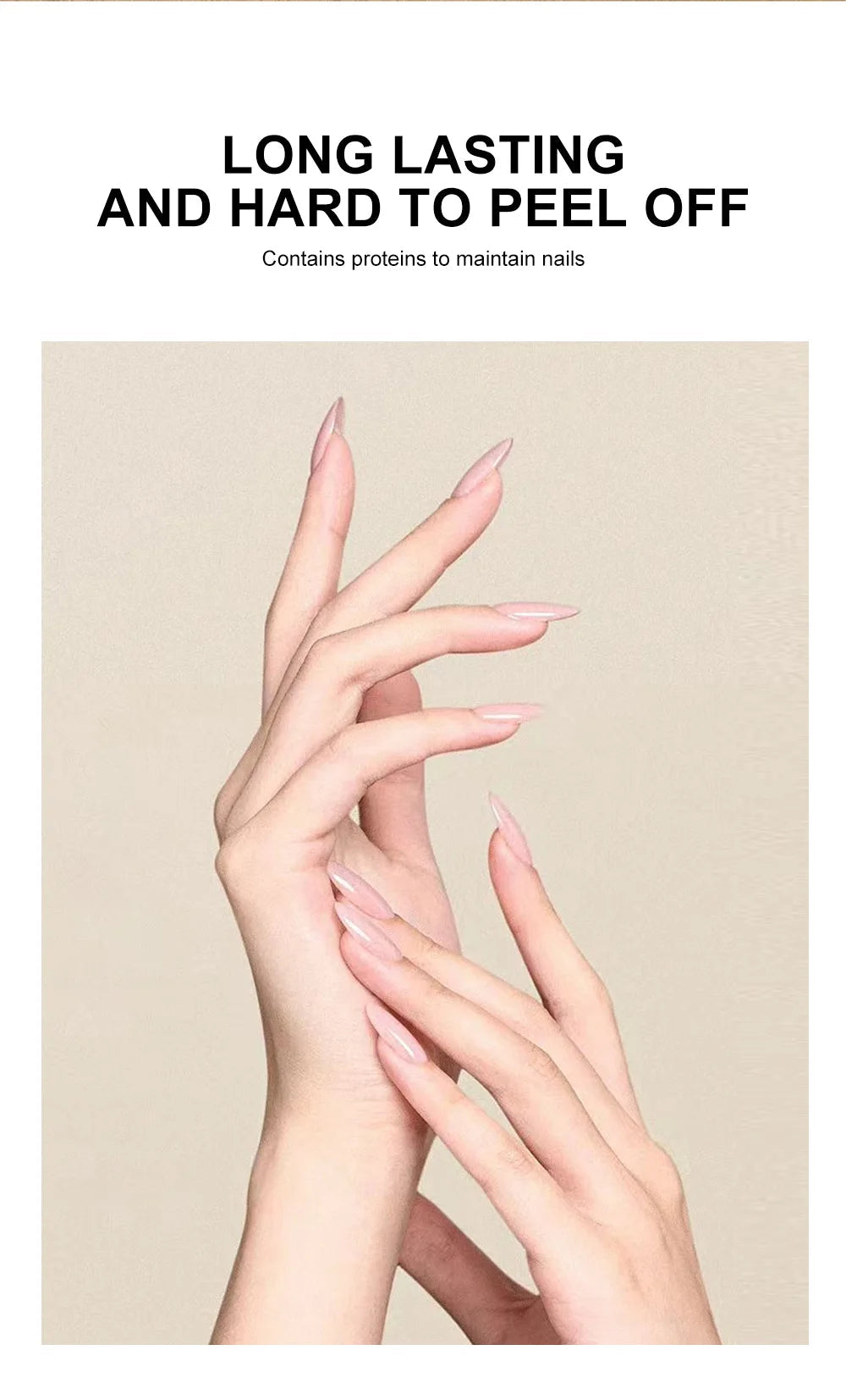 LIMEGIRL 8ml Soak Off Matte Top Base Coat for Nails UV Gel Polish Semi Permanent Functional Manicure Top Base Coat Varnish Good Vibrations