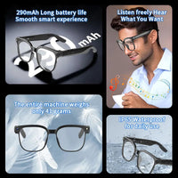 AI Glasses Smart Glasses 800W HD Photo And Video Recording Real-Time Translation Men Glasses For Women Anti-Blue Light Men Gift Good Vibrations